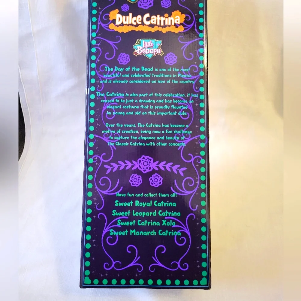 New Dulce Catrina Doll. Beautiful Dia De Los Muertos Doll in Cute Decorated Box